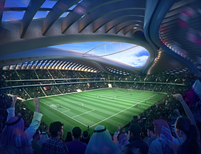 Illustration for article titled Este es el estadio que acogerá el Mundial de Fútbol de Catar en 2022